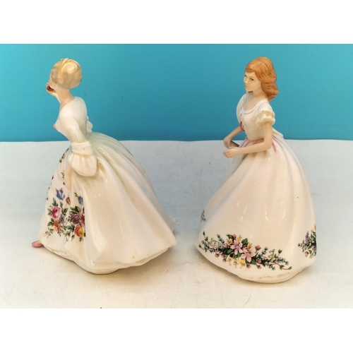 231 - Royal Doulton Lady Figures (2), 'Diana' HN 2468 and 'Joanne' HN 3422. Tallest 20cm.