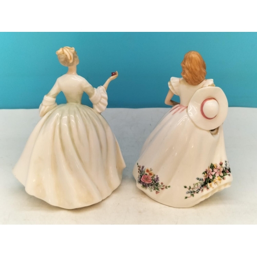 231 - Royal Doulton Lady Figures (2), 'Diana' HN 2468 and 'Joanne' HN 3422. Tallest 20cm.