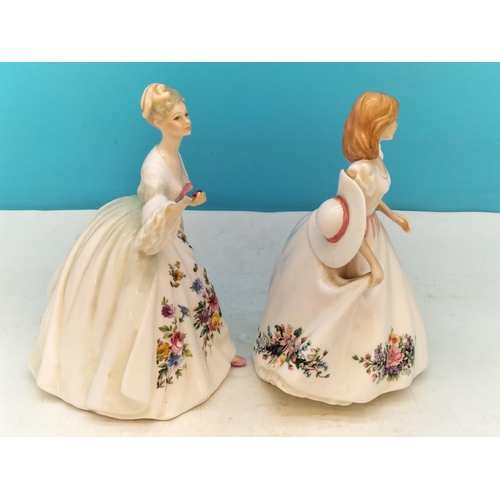 231 - Royal Doulton Lady Figures (2), 'Diana' HN 2468 and 'Joanne' HN 3422. Tallest 20cm.