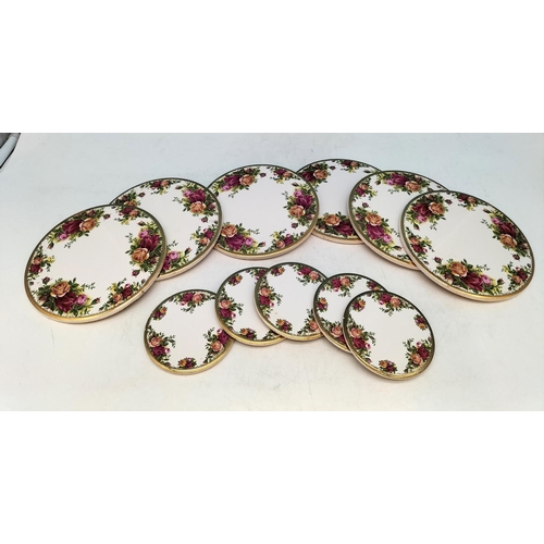 232 - Royal Albert 'Old Country Roses' 15cm Placemats (6) plus 8.5cm Coasters (5).