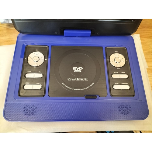 240 - As New/Unused Digital Multimedia Portable DVD Player. In Original Box but Box is Damaged.