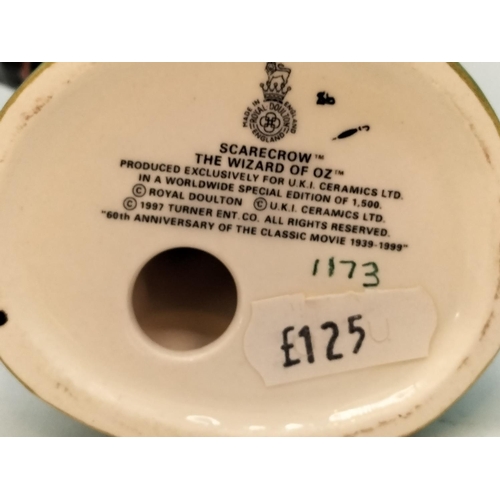 26 - Royal Doulton Wizard of Oz Limited Edition 1173/1500 Scarecrow' 16cm Figure. To Commemorate the 60th... 