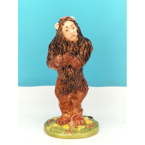 27 - Royal Doulton Wizard of Oz Limited Edition 1093/1500 'Lion' 15.5cm Figure. To Commemorate the 60th A... 