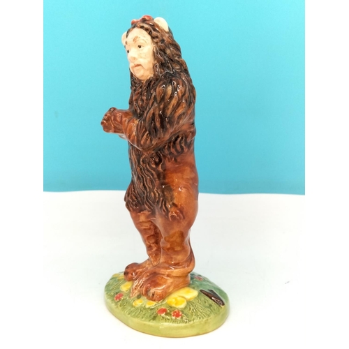 27 - Royal Doulton Wizard of Oz Limited Edition 1093/1500 'Lion' 15.5cm Figure. To Commemorate the 60th A... 
