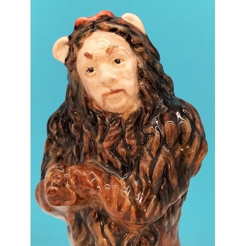 27 - Royal Doulton Wizard of Oz Limited Edition 1093/1500 'Lion' 15.5cm Figure. To Commemorate the 60th A... 