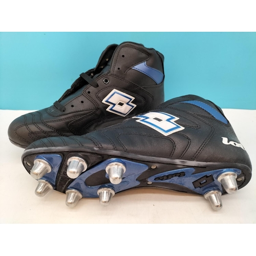 304 - 2 Pairs of Lotto Rugby Boots. Sizes 7 and 7.5. Little or No Use.
