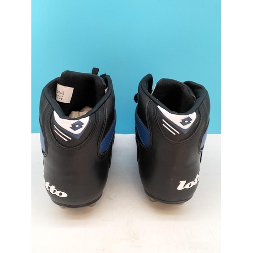 304 - 2 Pairs of Lotto Rugby Boots. Sizes 7 and 7.5. Little or No Use.
