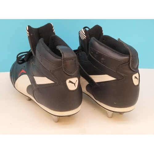 305 - 2 Pairs of Rugby Boots Size 7 to include  Boxed Adidas (Unworn) and Puma (With Wear).