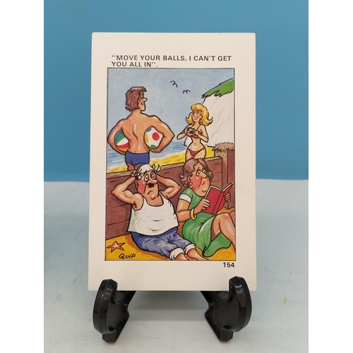 311 - Collection of Vintage Saucy Seaside Comical Postcards, etc.