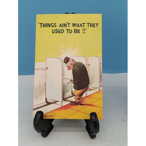 311 - Collection of Vintage Saucy Seaside Comical Postcards, etc.