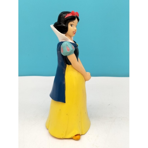 317 - Vintage Disney 20cm Snow White Money Box and Seven Dwarfs Rubber Squeeze Toys.
