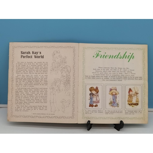 318 - Panini Sarah Kay 'I Love You' Complete Sticker Book.