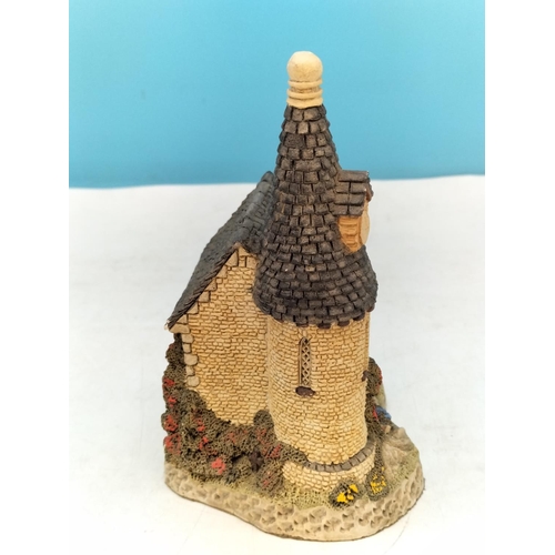 325 - Lilliput Lane 24cm Figure 'Wizards Tower' plus David Winter 'The Chapel'.