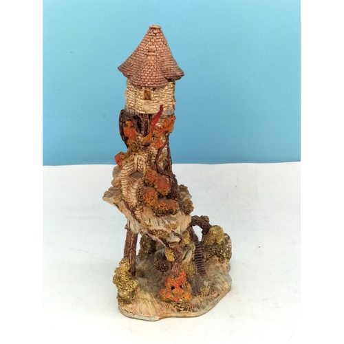 325 - Lilliput Lane 24cm Figure 'Wizards Tower' plus David Winter 'The Chapel'.
