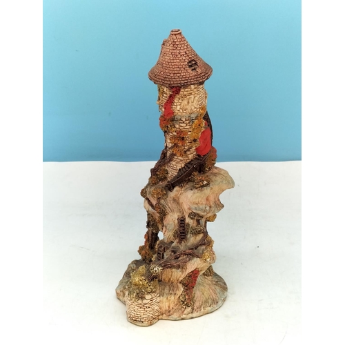 325 - Lilliput Lane 24cm Figure 'Wizards Tower' plus David Winter 'The Chapel'.