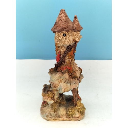 325 - Lilliput Lane 24cm Figure 'Wizards Tower' plus David Winter 'The Chapel'.