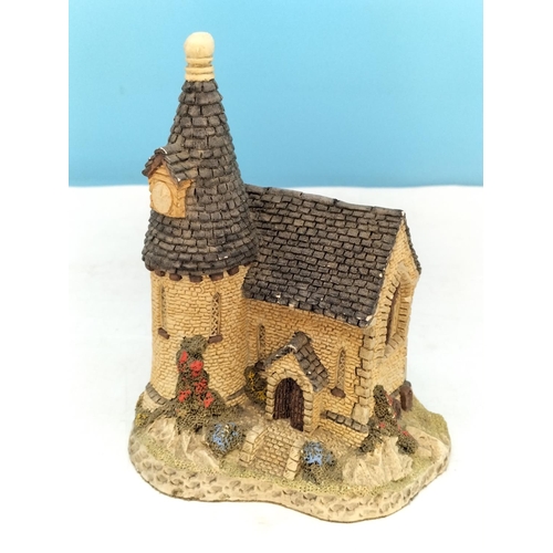 325 - Lilliput Lane 24cm Figure 'Wizards Tower' plus David Winter 'The Chapel'.