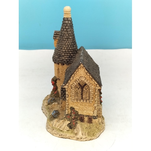 325 - Lilliput Lane 24cm Figure 'Wizards Tower' plus David Winter 'The Chapel'.