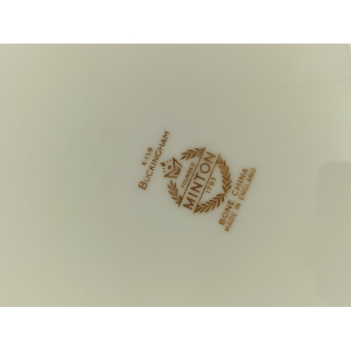 326 - Collection of China Platters and Dinner Plates to include Minton 'Haddon Hall Trellis Blue', Minton ... 