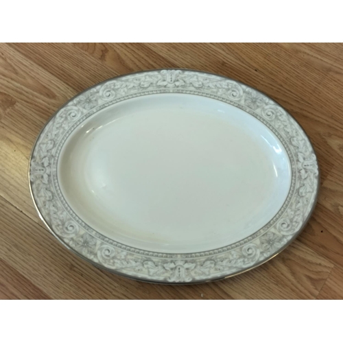 326 - Collection of China Platters and Dinner Plates to include Minton 'Haddon Hall Trellis Blue', Minton ... 