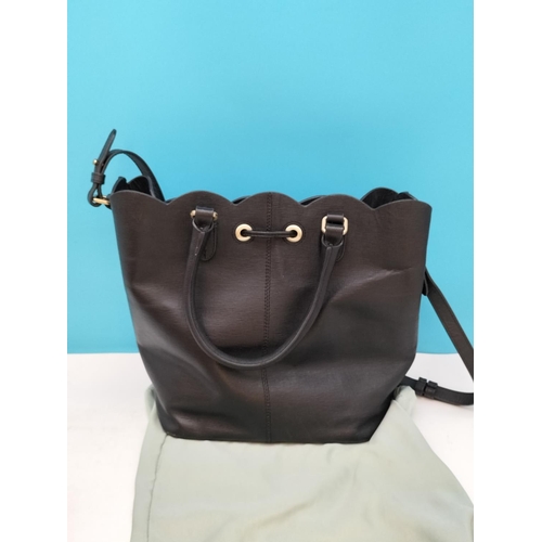 327 - 2 x Radley Bags with Dust Bags, Black Tote Bag (27cm x 32cm) plus Tan/Peach Bag.