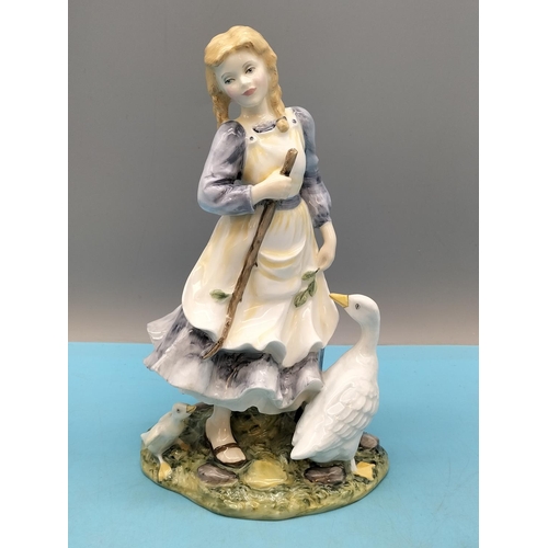 33 - Royal Doulton 20.5cm Figure 'The Goose Girl' HN 2419. Limited Edition 404/12,500 and Modelled by Joh... 