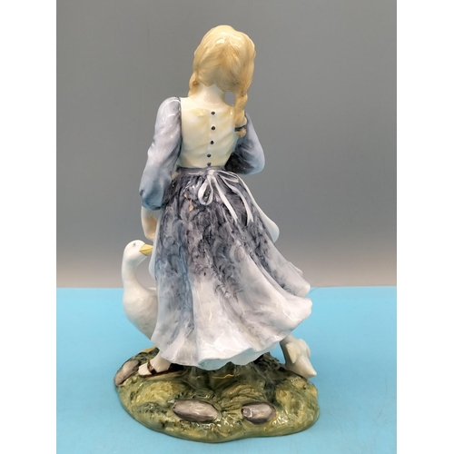 33 - Royal Doulton 20.5cm Figure 'The Goose Girl' HN 2419. Limited Edition 404/12,500 and Modelled by Joh... 