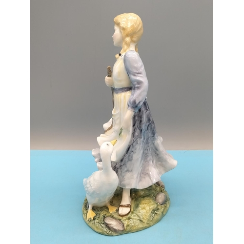 33 - Royal Doulton 20.5cm Figure 'The Goose Girl' HN 2419. Limited Edition 404/12,500 and Modelled by Joh... 