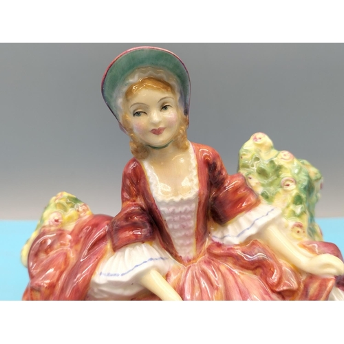 338 - Coalport Lady Figure 'Ellie' plus Royal Doulton Figure 'Lydia' HN 1908. Tallest 13.5cm.