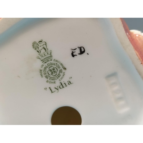 338 - Coalport Lady Figure 'Ellie' plus Royal Doulton Figure 'Lydia' HN 1908. Tallest 13.5cm.