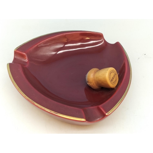 340 - French Ceramic Advertising Ashtray for Mercier Champagne plus a Zenith Table Lighter.