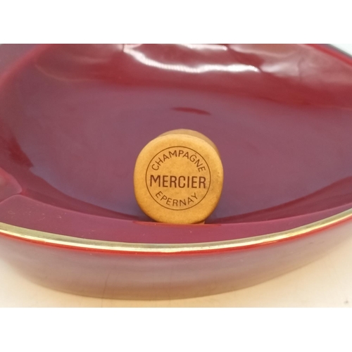 340 - French Ceramic Advertising Ashtray for Mercier Champagne plus a Zenith Table Lighter.