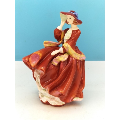 353 - Boxed Royal Doulton Pretty Ladies 17cm Figure 'Top O' The Hill' HN 4778.