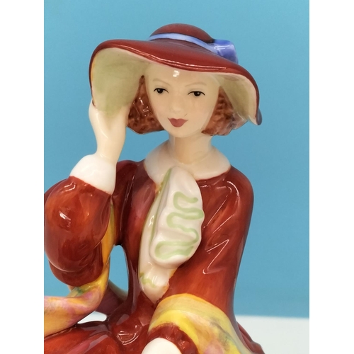 353 - Boxed Royal Doulton Pretty Ladies 17cm Figure 'Top O' The Hill' HN 4778.