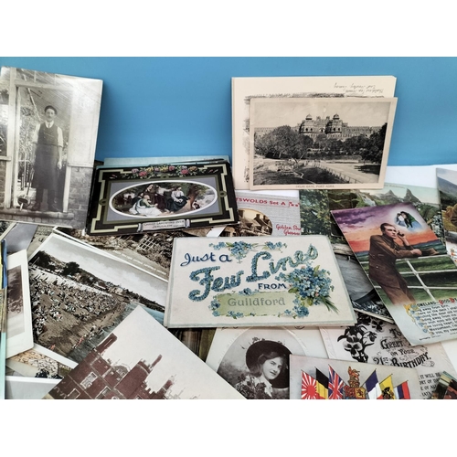 373 - Collection of 1900/1930 Post Cards and Photos to include Military.