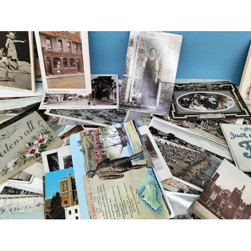 373 - Collection of 1900/1930 Post Cards and Photos to include Military.