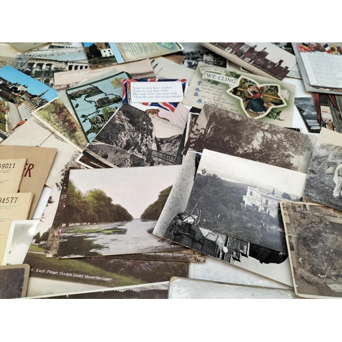 373 - Collection of 1900/1930 Post Cards and Photos to include Military.