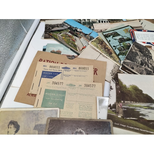 373 - Collection of 1900/1930 Post Cards and Photos to include Military.