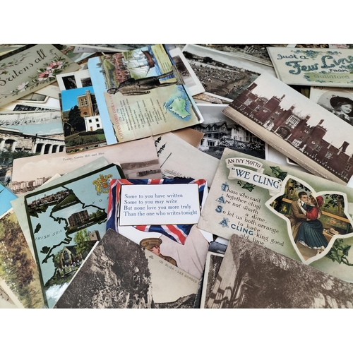 373 - Collection of 1900/1930 Post Cards and Photos to include Military.