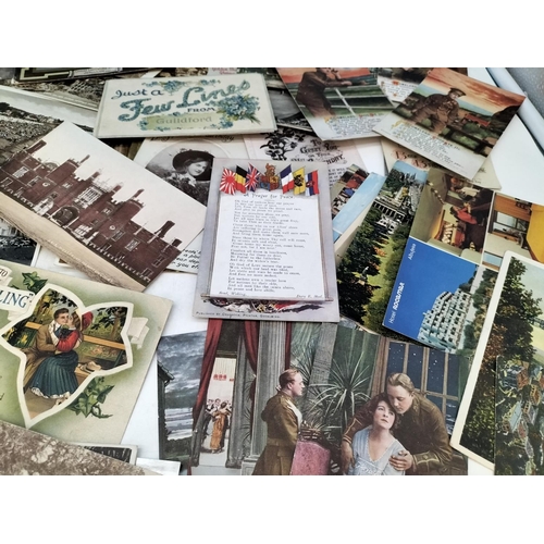 373 - Collection of 1900/1930 Post Cards and Photos to include Military.