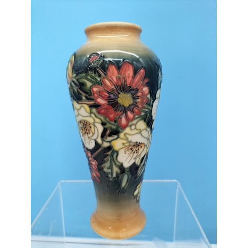 388 - Moorcroft 'Victoriana' 20.5cm Vase by Emma Bossons. Collectors Club 1997. Numbered 67. Stamped and S... 