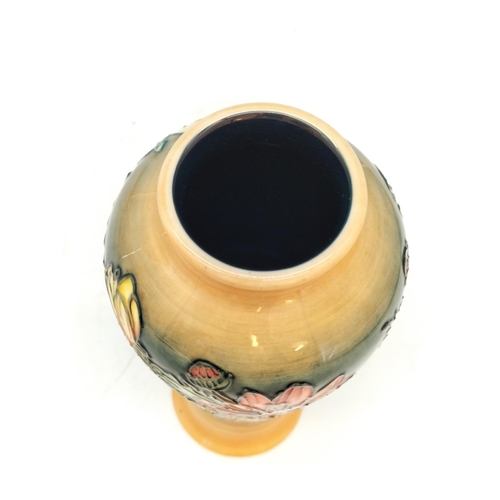 388 - Moorcroft 'Victoriana' 20.5cm Vase by Emma Bossons. Collectors Club 1997. Numbered 67. Stamped and S... 
