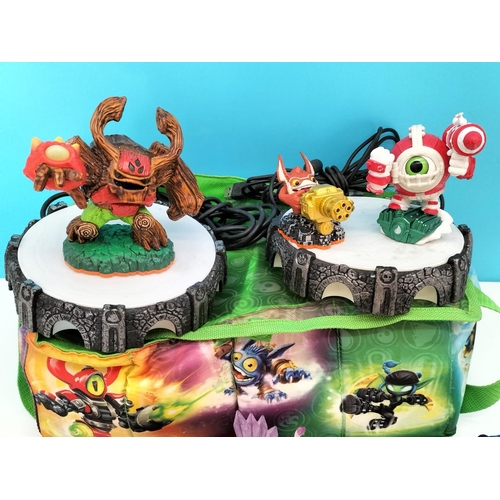 416 - Skylander Figures (16) to include Zap, Sprocket, Flashwing, Drobot (2), Dino-Rang, Gill Grunt, Chill... 