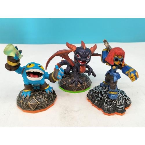 416 - Skylander Figures (16) to include Zap, Sprocket, Flashwing, Drobot (2), Dino-Rang, Gill Grunt, Chill... 