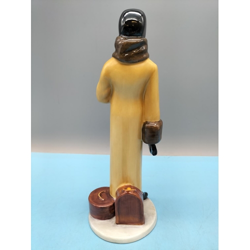43 - Royal Doulton 22.5cm Figure 'Waiting For a Train' HN 3315. Limited Edition 185/9,500 and Modelled by... 