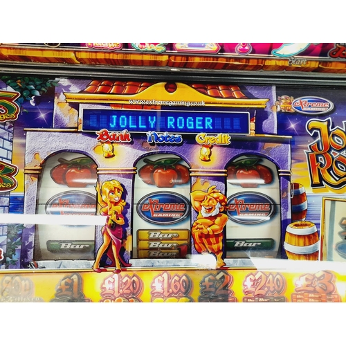 564 - Extreme Gaming 2003 'Jolly Rodger' Full Size Fruit Machine with Keys W/O. Collection Only.