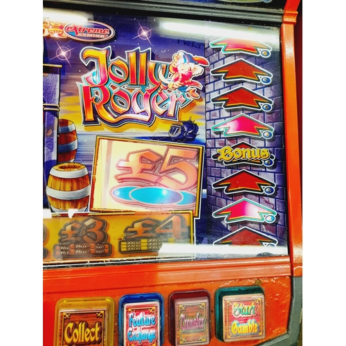 564 - Extreme Gaming 2003 'Jolly Rodger' Full Size Fruit Machine with Keys W/O. Collection Only.