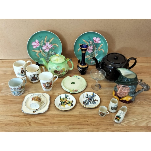 598 - Collection of Ceramics to include Royal Doulton 'Pied Piper' Character Jug, Brown Betty Teapot, Quee... 