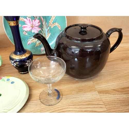 598 - Collection of Ceramics to include Royal Doulton 'Pied Piper' Character Jug, Brown Betty Teapot, Quee... 