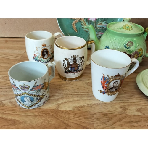 598 - Collection of Ceramics to include Royal Doulton 'Pied Piper' Character Jug, Brown Betty Teapot, Quee... 
